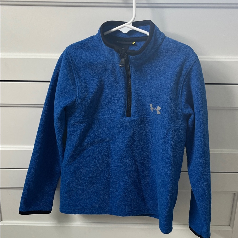 Under Armour Kids Royal Blue Quarter-Zip Fleece